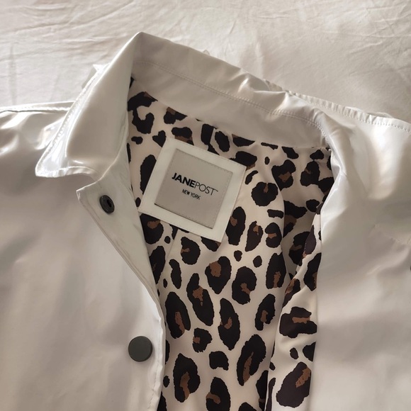 Janepost White Rain Jacket Princess Slicker - Picture 3 of 3